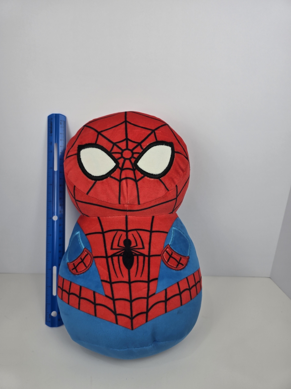 Marvel Spider-Man 15" Plush Snuggle Pillow Buddy Jay Franco Red Blue